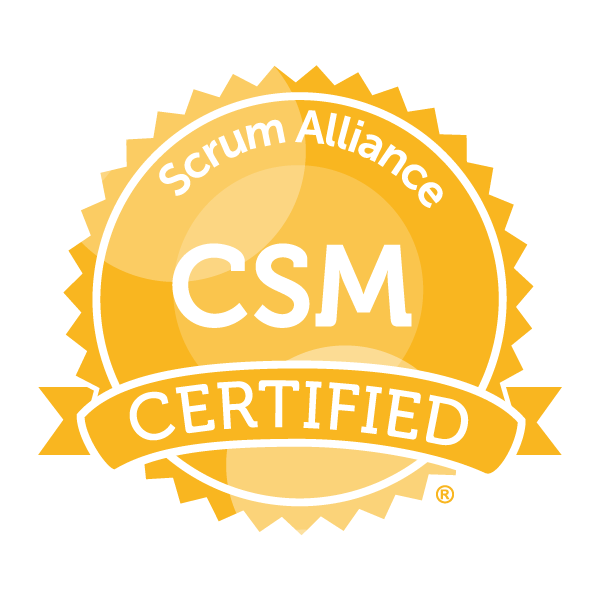 Scrum Alliance CSM seal